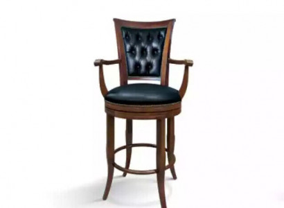 Barhocker Stuhl Sessel Kunstleder Klassisch Möbel Chesterfield Polster